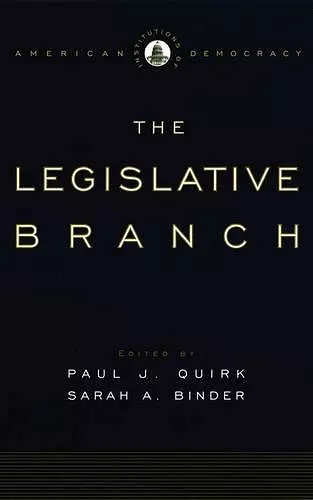 The Legislative Branch cover