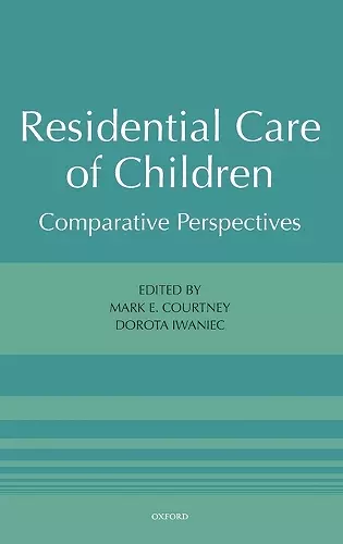 Residential Care of Children cover