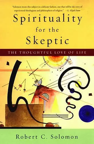 Spirituality for the Skeptic cover