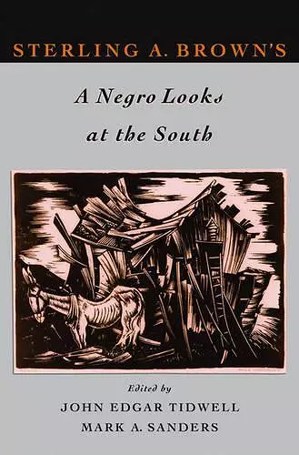 Sterling A. Brown's A Negro Looks at the South cover