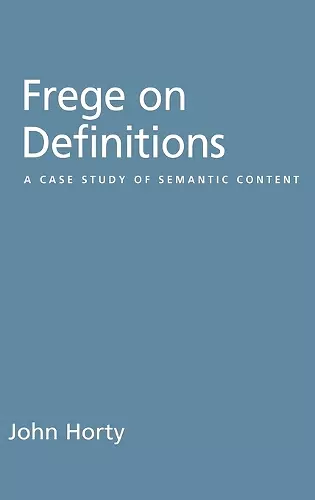 Frege on Definitions cover