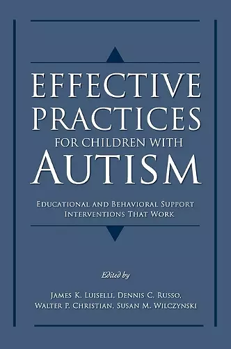 Effective Practices for Children with Autism cover