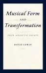 Musical Form and Transformation cover