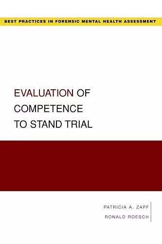 Evaluation of Competence to Stand Trial cover