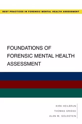 Foundations of Forensic Mental Health Assessment cover