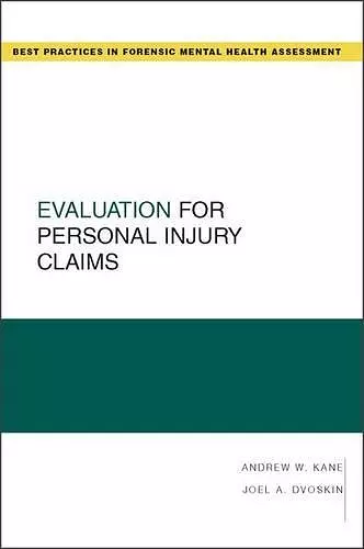 Evaluation for Personal Injury Claims cover