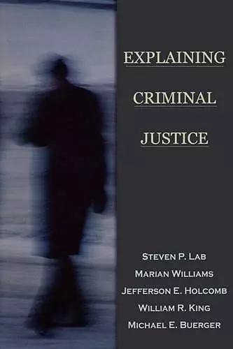 Explaining Criminal Justice cover