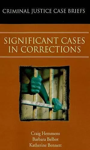 Significant Cases in Corrections cover