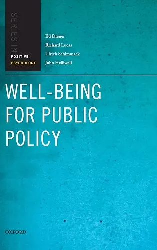 Well-Being for Public Policy cover