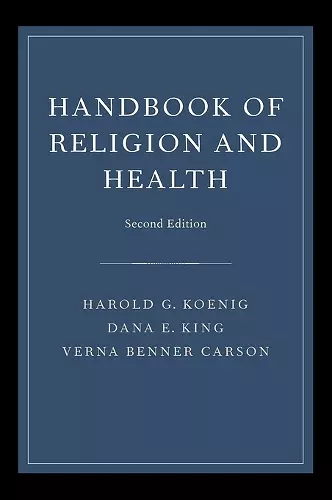 Handbook of Religion and Health cover