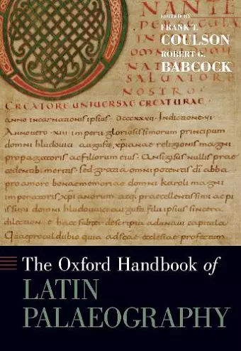 The Oxford Handbook of Latin Palaeography cover