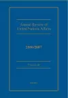 Annual review of United Nations Affairs 2006/2007 Volume 3 cover