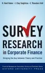 Survey Research in Corporate Finance cover