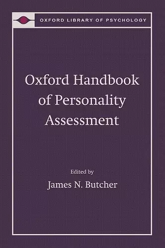 Oxford Handbook of Personality Assessment cover