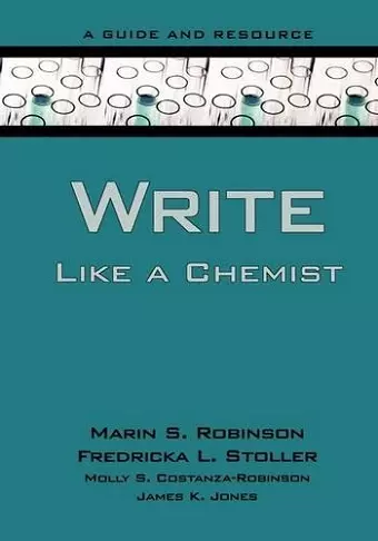 Write Like a Chemist cover