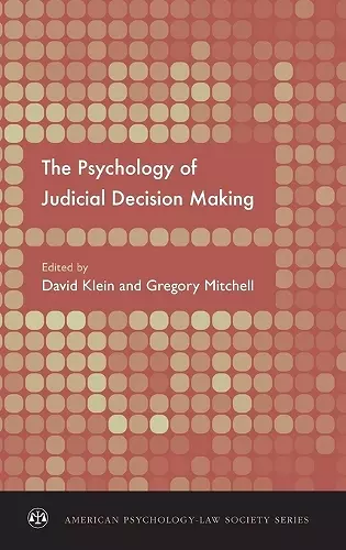 The Psychology of Judicial Decision Making cover