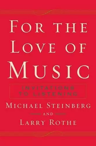 For The Love of Music cover