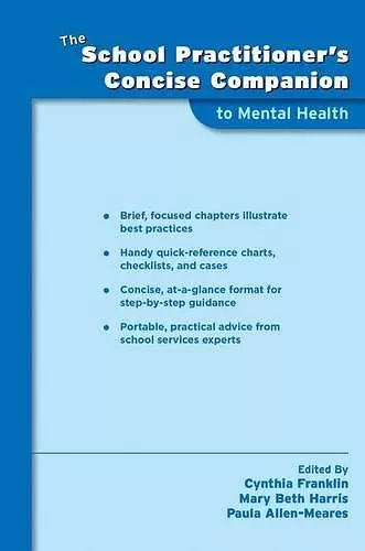 The School Practitioner's Concise Companion to Mental Health cover