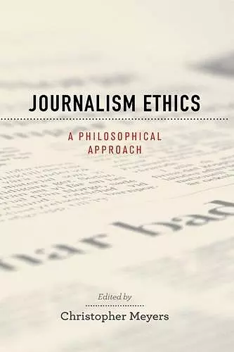 Journalism Ethics cover