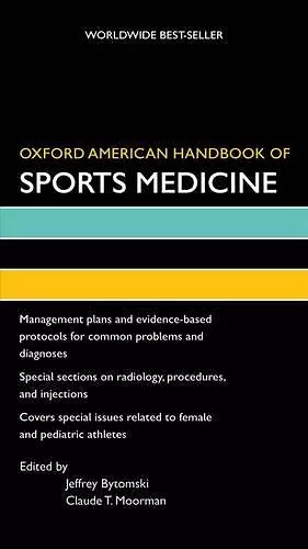 Oxford American Handbook of Sports Medicine cover