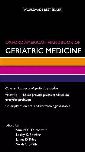 Oxford American Handbook of Geriatric Medicine cover