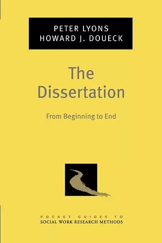 The Dissertation cover