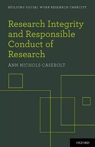 Research Integrity and Responsible Conduct of Research cover