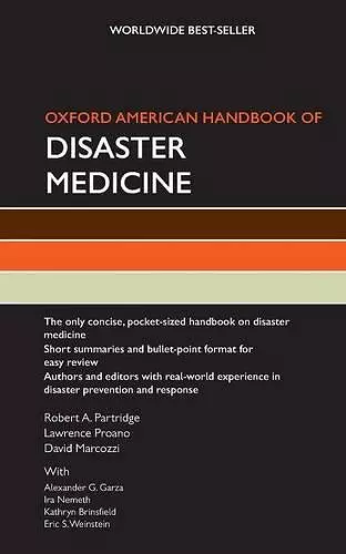 Oxford American Handbook of Disaster Medicine cover