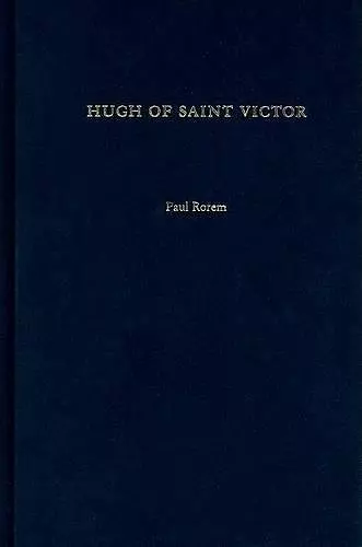 Hugh of Saint Victor cover