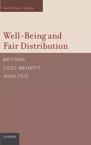 Well-Being and Fair Distribution cover