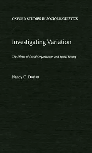 Investigating Variation cover