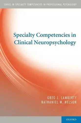 Specialty Competencies in Clinical Neuropsychology cover