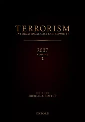 Terrorism: International Case Law Reporter Volume 2: Volume 2 cover