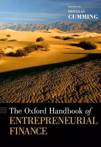 The Oxford Handbook of Entrepreneurial Finance cover