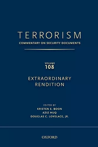 TERRORISM: Commentary on Security Documents Volume 108 cover