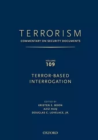 TERRORISM: Commentary on Security Documents Volume 109 cover