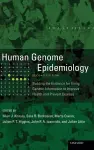 Human Genome Epidemiology, cover