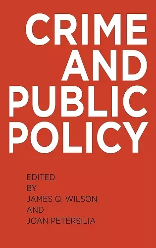 Crime and Public Policy cover