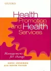 Health Promotion and Health Services cover