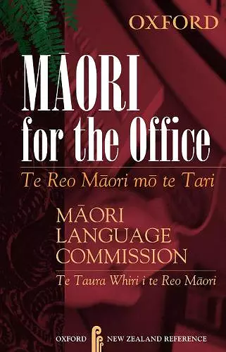 Maori for the Office cover