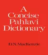 A Concise Pahlavi Dictionary cover