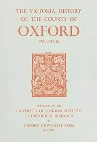 A History of the County of Oxford cover