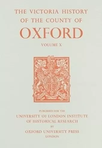 A History of the County of Oxford cover