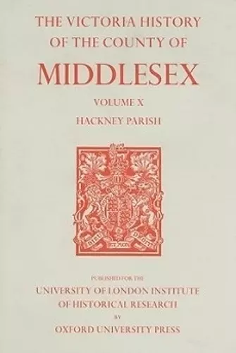 A History of the County of Middlesex cover