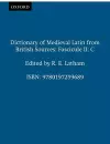 Dictionary of Medieval Latin from British Sources: Fascicule II: C cover