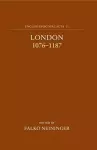 English Episcopal Acta 15: London 1076-1187 cover