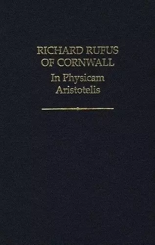 Richard Rufus of Cornwall cover