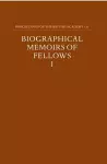 Proceedings of the British Academy, Volume 115 Biographical Memoirs of Fellows, I cover