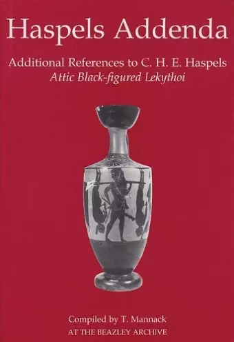 Haspels Addenda cover