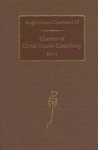 Charters of Christ Church Canterbury cover